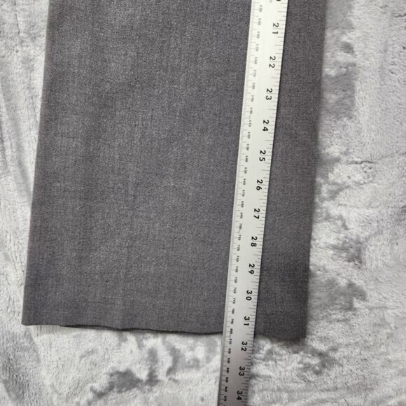 Vintage Star City Pants Womens 5 Juniors Gray Mid Rise Flare Leg Stretch Office - Picture 9 of 11